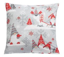 Povláček bavlněný - vánoce Šedá,Červená 90/CH07 40x40 cm