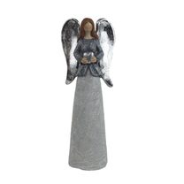 Dekorace anděl X5497 - 6,5 × 4,5 × 17,5 cm