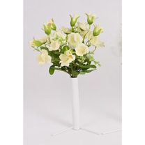 kytice z mini planých růží, 29 cm, KRÉMOVÁ - 29 cm