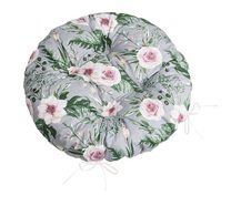 Sedák Adéla prošívaný kulatý Růžová,Šedá,Zelená 62/245 průměr 40 cm