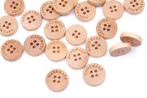Knoflík dřevěný handmade 2736 vel.36 - 22,9mm 12 kusů