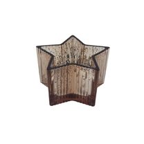 Dekorační svícen hvězda S0508/2 - 11×0×7 cm