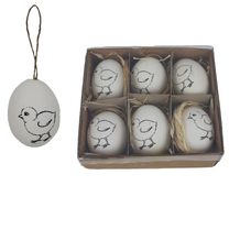 Velikonoční vajíčka, 6 ks X7943 - 14.5×13×5