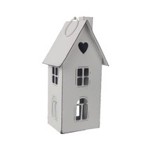 Dekorační svícen domek K4392 - 20.5 × 10 × 8 cm