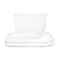 Saténové Povlečení - Bílá, 240x200 cm, 70x90 cm