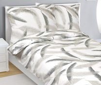 Povlečení bavlněné Šedá,Bílá 90/929