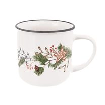 Hrnek keramický Vánoce větvička 0,35 l