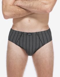 GINA pánské slipy se širším bokem, širší bok, šité 71140P