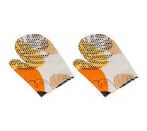 Kuchyňská chňapka - 2ks Oranžová,Béžová,Bílá CH/233 28x18 cm