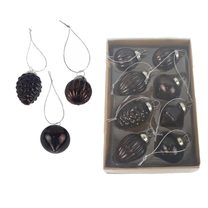 Vánoční ozdoba 8 ks, S0516-18 - bo×: 17×11×4.5