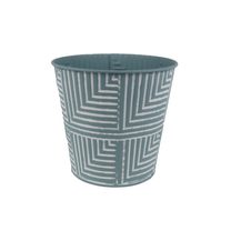 Květináč plechový K3050/3 - dia 15.5 × 14.6 cm