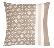 Povláček bavlněný Kávová,Bílá 90/368B 40x40 cm