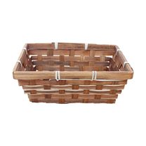 Miska bambusová dekorační P0518 - 20 x 15 x 7 cm