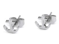 Náušnice z nerezové oceli kotvy