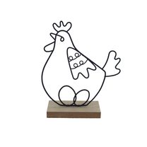 Dekorace slepička K4725/2 - 14×5×18