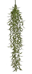 Převislá větvička s lístky - zelená