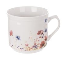 Hrnek keramický vařák kvítí 0,5 l O0639 - pr.11cm,v.10cm