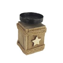 Svícen na 1 svíčku D3245 - 8 x 8 x 11 cm