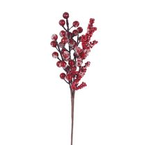 Dekorační větvička s bobulemi X7606 - 40 cm