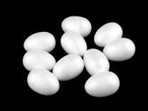 Vejce 3,5x5cm polystyren 10 kusů