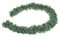 Umělá girlanda ruscus 150 cm - šedozelená