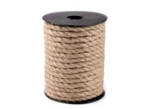 Jutová šňůra kroucená Ø8 mm návin 13m
