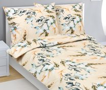 Povlečení bavlněné Béžová,Šedá 90/375