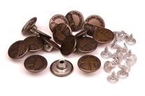 Knoflík Jeans 9018 AMERICANINO staromosaz vel. 26 - 16,5mm balení 10 kusů