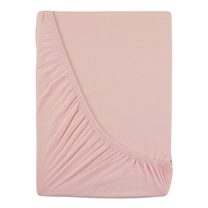 Jersey prostěradlo s lycrou 140x200cm světle růžové