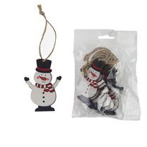 Sněhulák k zavěšení, 10 ks D6659 - 7 cm