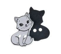 Knoflík - sada 3 ks Bílá 400256 25x20 mm