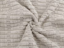 Dekorační látka s 3D plyšovou strukturou METRÁŽ