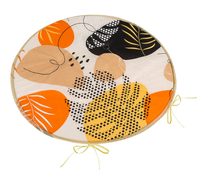 Sedák Adéla kulatý hladký Oranžová 79/233 průměr 40 cm
