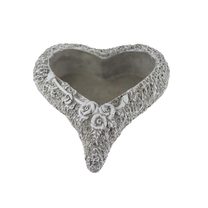 Cementový obal k osázení srdce X7059/2 - 20 x 24.5 x 6.5 cm