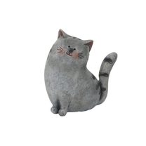 Dekorace kočka X7812/1 - 7.5*4.5*8
