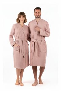 Mušelínový župan Dacca Natur 12 24 1613 unisex