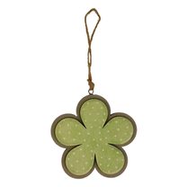 Květ zelený D1392-15 - dia 9,5 x 1,2 cm