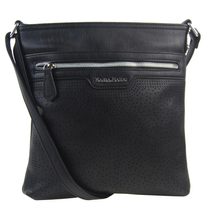 Černá elegantní dámská crossbody kabelka 4151-MM