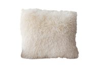 Povlak s dlouhým vlasem béžový 40x40 cm