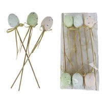 Zápich velikonoční vajíčka, 6 ks X7965/2 - 25*18*3.5CM