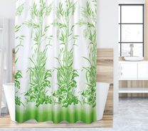 Koupelnové závěsy - 180x200 cm zelená tráva