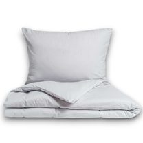 Flanelové povlečení 140x200, 70x90cm světle šedé