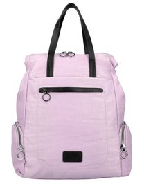 Světle fialový dámský látkový batoh / kabelka AM0334