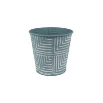 Květináč plechový K3050/1 - dia 11 × 10.6 cm