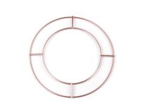 Dvojitý kovový kruh na lapač snů / k dekorování Ø15 a 20 cm