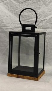 Kovová lucerna K4577/B - H 29,5 cm