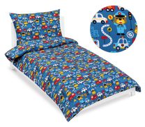 Povlečení bavlněné Junior - 140x200, 70x90 cm Záchranáři modrá