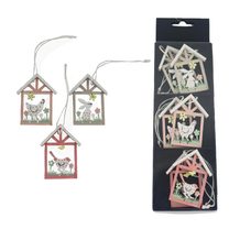 Jarní dekorace k zavěšení, 6 ks D6102 - 5,8 cm