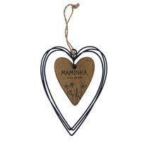 Srdce k zavěšení K4705 - 9.50×1×19 cm