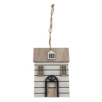 Dekorační domeček k zavěšení D6074 - 8 × 0,9 × 11 cm